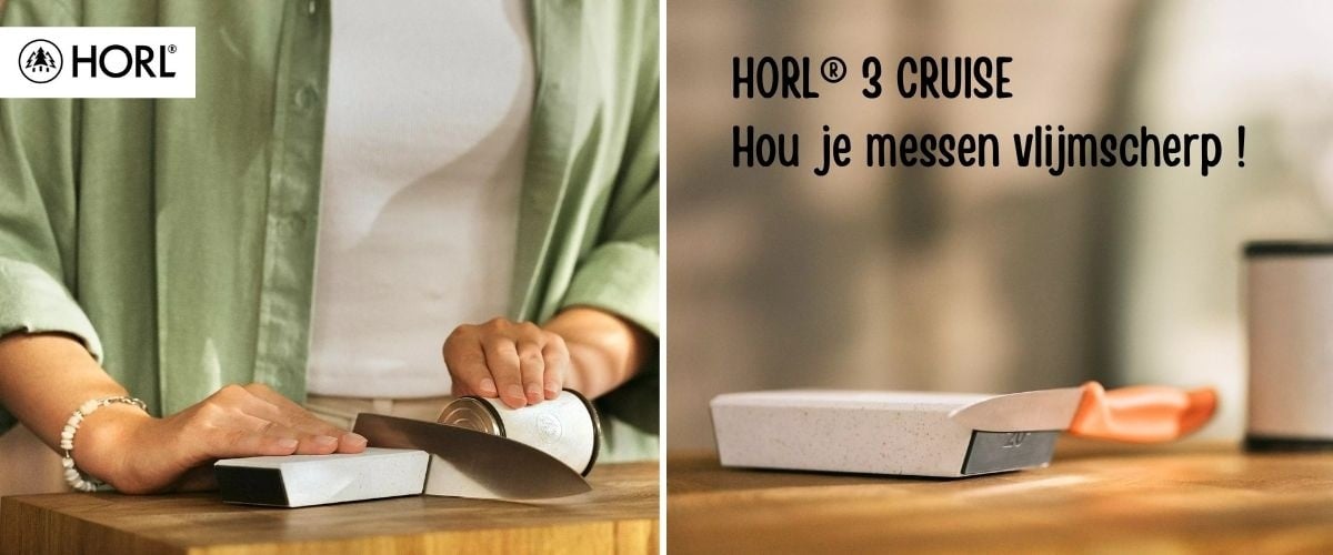 Hou je koksmessen vlijmscherp met HORL® 3 Cruise!