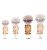 Muhle silvertip fibre scheerkwast - olijfhout - 23 mm - L
