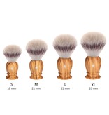 Muhle silvertip fibre scheerkwast - olijfhout - 23 mm - L