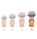 Muhle silvertip fibre scheerkwast - olijfhout - 25 mm - XL