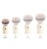 Muhle silvertip fibre scheerkwast - wit - 19 mm - S