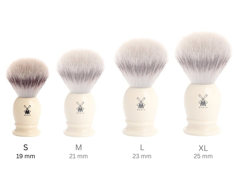 Muhle silvertip fibre scheerkwast - wit - 19 mm - S