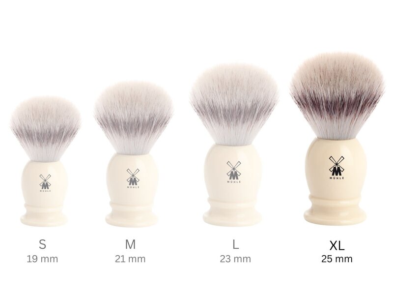 Muhle silvertip fibre scheerkwast - wit - 25 mm - XL
