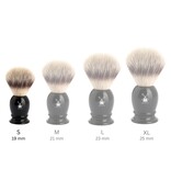 Muhle silvertip fibre scheerkwast - zwart - 19 mm - S