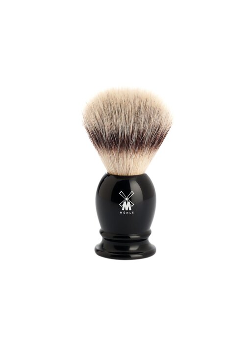 Muhle silvertip fibre scheerkwast - zwart - 25 mm - XL