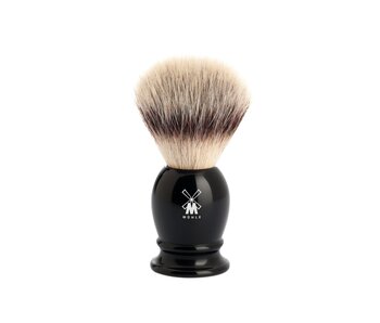 Muhle silvertip fibre scheerkwast - zwart - 21 mm - M