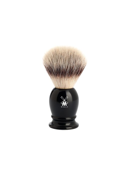 Muhle silvertip fibre scheerkwast - zwart - 23 mm - L