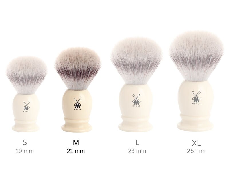 Muhle silvertip fibre scheerkwast - wit - 21 mm - M