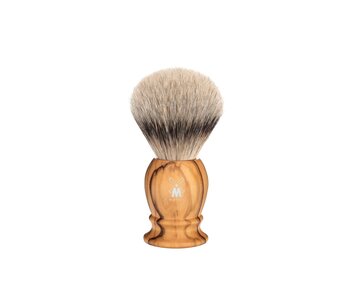 Muhle silvertip dassenhaar scheerkwast - olijfhout - 19 mm - S