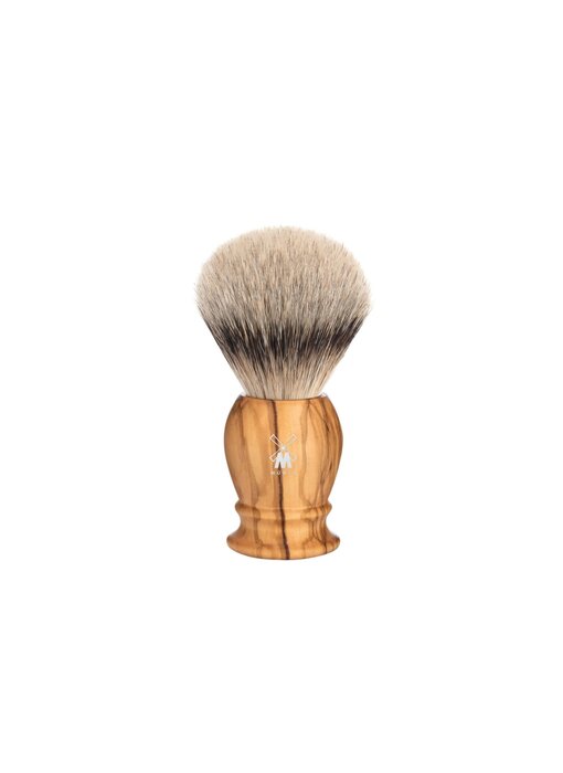 Muhle silvertip dassenhaar scheerkwast - olijfhout - 21 mm - M