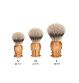 Muhle silvertip dassenhaar scheerkwast - olijfhout - 21 mm - M