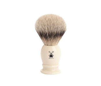 Muhle silvertip dassenhaar scheerkwast - wit - 21 mm - M