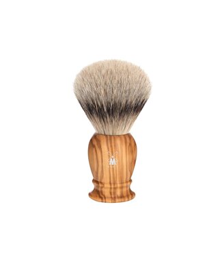 Muhle silvertip dassenhaar scheerkwast - olijfhout - 23 mm - L
