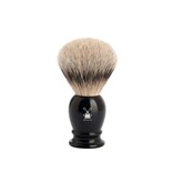 Muhle silvertip dassenhaar scheerkwast - zwart - 23 mm - L