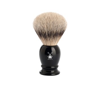 Muhle silvertip dassenhaar scheerkwast - zwart - 23 mm - L