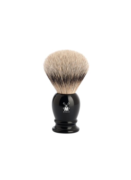 Muhle silvertip dassenhaar scheerkwast - zwart - 23 mm - L