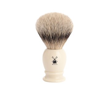 Muhle silvertip dassenhaar scheerkwast - wit - 23 mm - L