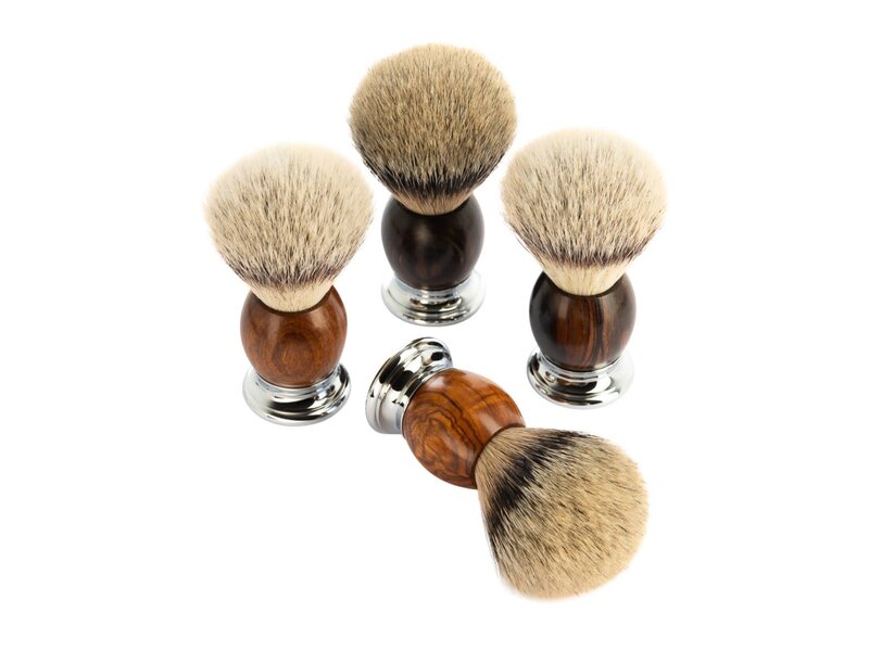 Muhle Sophist silvertip fibre scheerkwast - ironwood