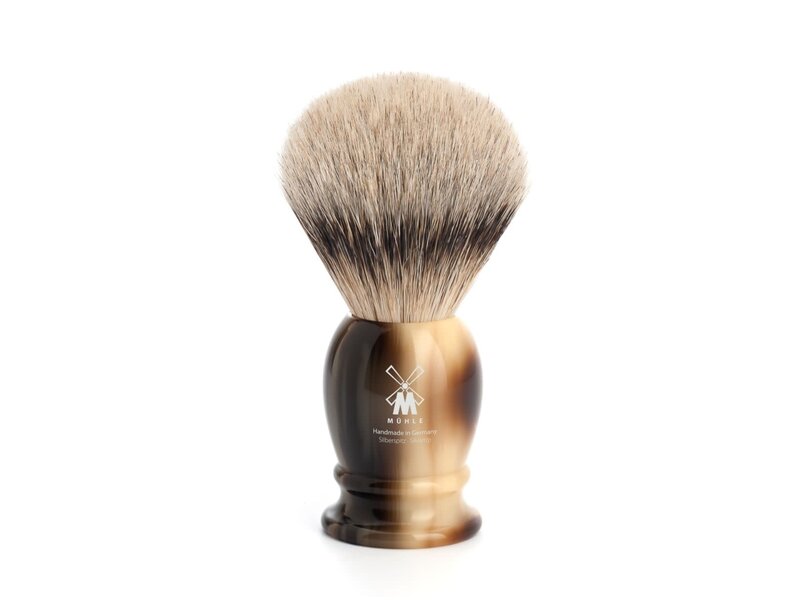 Muhle silvertip fibre scheerkwast - harshoorn - 21 mm - M