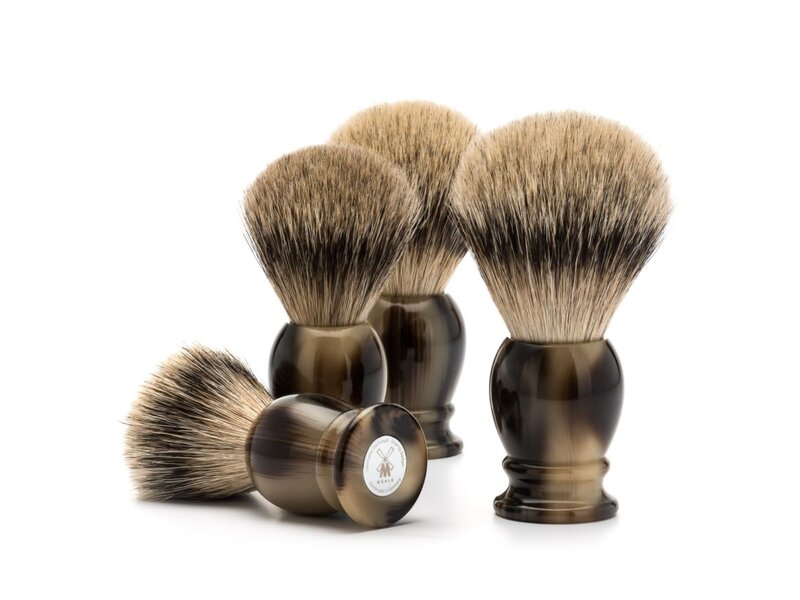 Muhle silvertip fibre scheerkwast - harshoorn - 21 mm - M