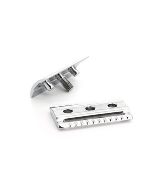 Muhle reserveonderdeel (gesloten kam en afdekplaatje) voor Muhle safety razor met gesloten kam