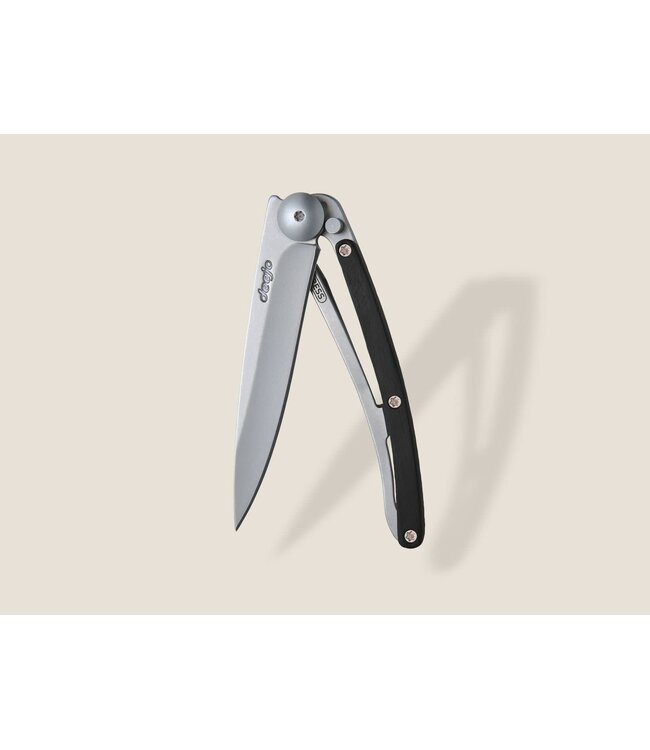 Deejo zakmes 27g - ebbenhout - titanium