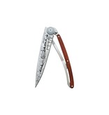 Deejo zakmes 37g - Farmer - koraalhout - titanium