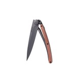Deejo zakmes 37g - koraalhout - matzwart titanium