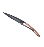 Deejo zakmes 37g - koraalhout - matzwart titanium