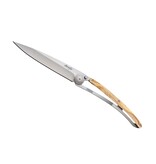 Deejo zakmes 37g - olijfhout - titanium