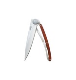 Deejo zakmes 37g - koraalhout - titanium
