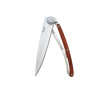 Deejo zakmes 37g - koraalhout - titanium
