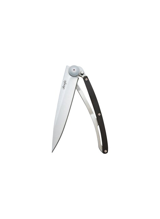 Deejo zakmes 37g - ebbenhout - titanium
