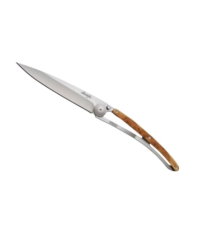 Deejo zakmes 37g - jeneverbeshout - titanium