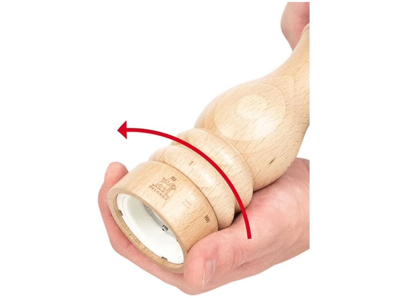 peugeot pepermolen hout naturel - 15cm