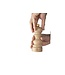 peugeot zoutmolen hout naturel - 15cm