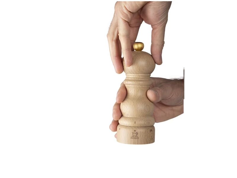 peugeot zoutmolen hout naturel - 15cm