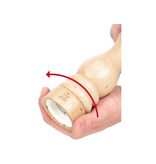 peugeot zoutmolen hout naturel - 15cm