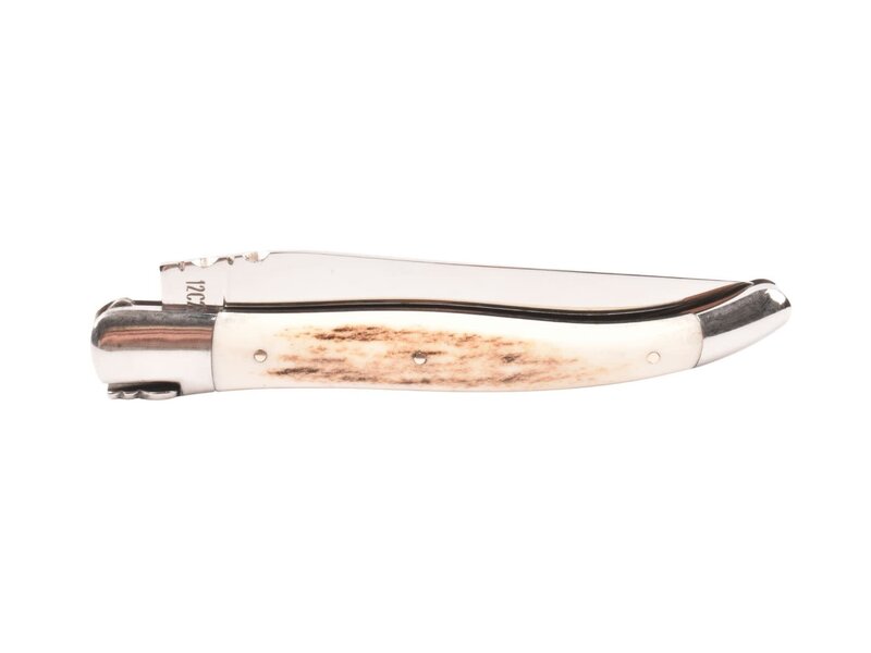 Laguiole en Aubrac 12cm bois de cerf - glanzend