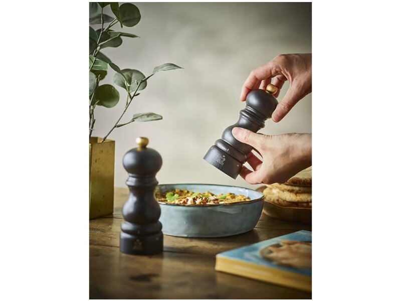 peugeot zoutmolen hout chocoladekleur - 15cm