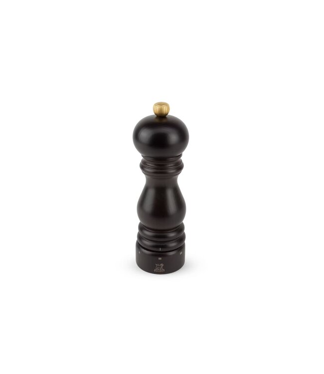 peugeot pepermolen hout chocoladekleur - 18cm
