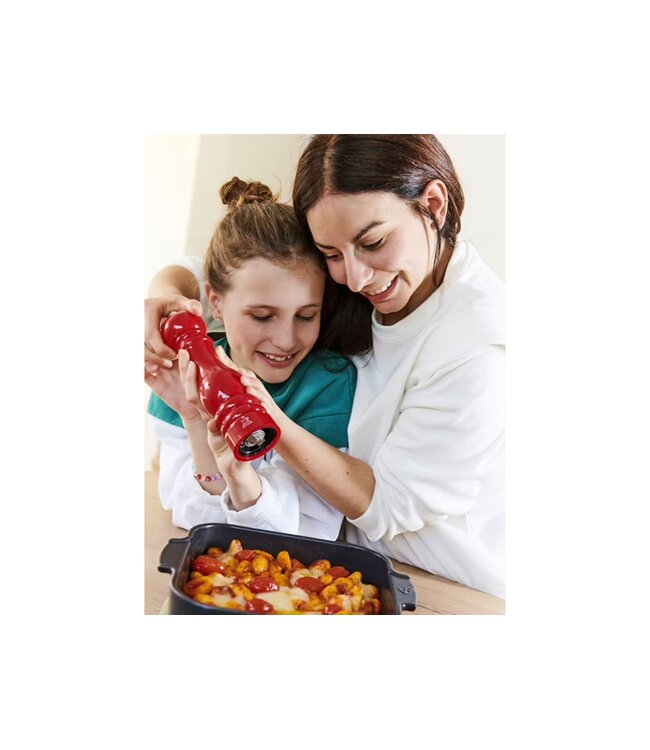 peugeot pepermolen hout rood - 18cm