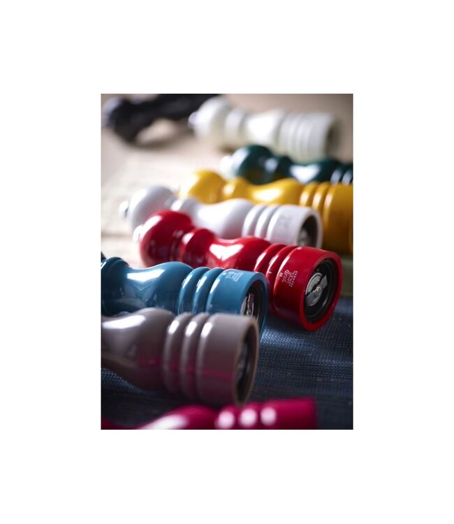 peugeot zoutmolen hout rood - 18cm