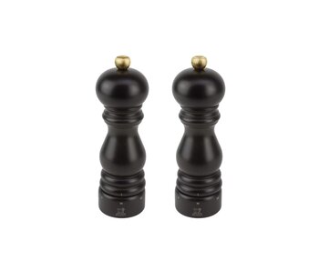 peugeot peper & zoutmolen hout chocoladekleur - 18cm