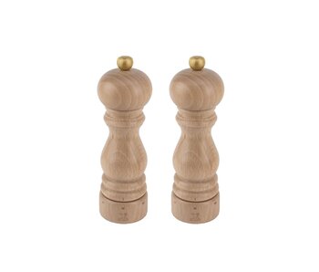 peugeot peper & zoutmolen hout naturel - 18cm