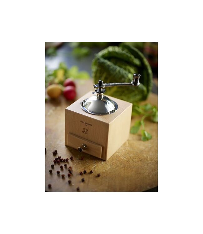 peugeot Roellinger pepermolen met hendel - hout naturel