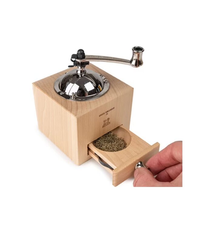 peugeot Roellinger pepermolen met hendel - hout naturel