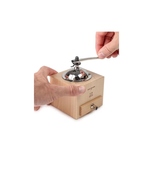 peugeot Roellinger pepermolen met hendel - hout naturel