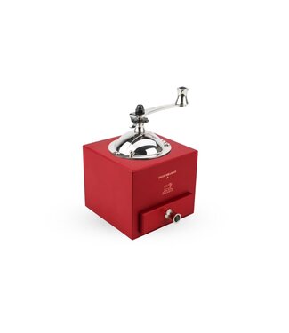 peugeot Roellinger pepermolen met hendel - hout rood