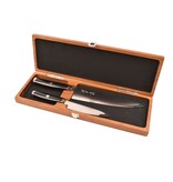 Yaxell Super Gou Ypsilon set met Japans koksmes 20cm en universeelmes 12cm